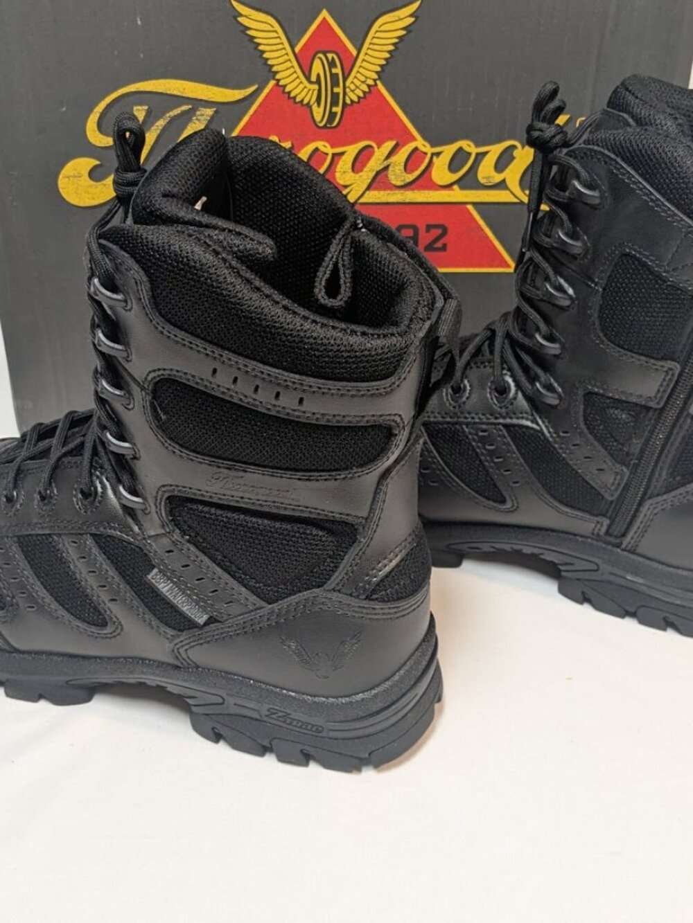 NWT Thorogood Mens 9M 804‑6191 Waterproof Composite Toe Tactical Side Zip Boots - Picture 7 of 12